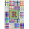 Blue Madras Plaid Print Poster - Matte - 24x36 (Personalized)