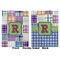 Blue Madras Plaid Print Baby Blanket (Double Sided - Printed Front and Back)