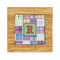 Blue Madras Plaid Print Bamboo Trivet with Ceramic Tile Insert (Personalized)