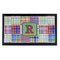 Blue Madras Plaid Print Bar Mat - Small (Personalized)
