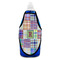 Blue Madras Plaid Print Bottle Apron - Soap - FRONT