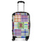 Blue Madras Plaid Print Suitcase - 20" Carry On (Personalized)