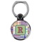 Blue Madras Plaid Print Cell Phone Ring Stand & Holder (Personalized)