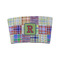 Blue Madras Plaid Print Coffee Cup Sleeve - FRONT