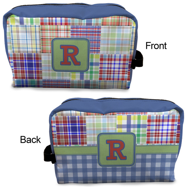 Blue Madras Plaid Print Dopp Kit - Approval