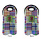 Blue Madras Plaid Print Double Wine Tote - APPROVAL (new)