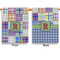 Blue Madras Plaid Print Garden Flags - Large - Double Sided - APPROVAL