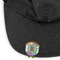 Blue Madras Plaid Print Golf Ball Marker Hat Clip - Main - GOLD