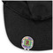 Blue Madras Plaid Print Golf Ball Marker Hat Clip - Main