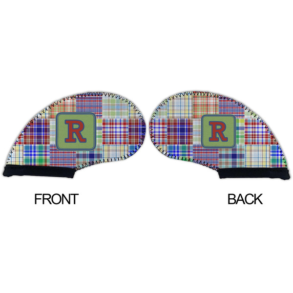 Blue Madras Plaid Print Golf Club Covers - APPROVAL
