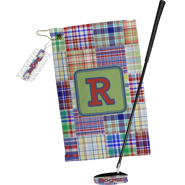 Blue Madras Plaid Golf Gift Kit (Full Print)