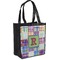 Blue Madras Plaid Print Grocery Bag (Personalized)