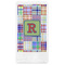 Blue Madras Plaid Print Guest Paper Towels - Full Color (Personalized)