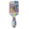 Blue Madras Plaid Print Hair Brushes (Personalized)