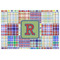 Blue Madras Plaid Print Jigsaw Puzzle - 1000-piece (Personalized)