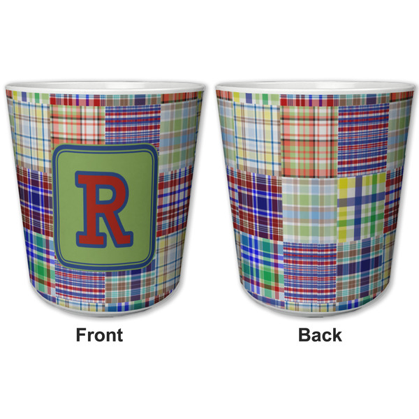 Blue Madras Plaid Print Kids Cup - APPROVAL