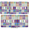 Blue Madras Plaid Print Light Switch Covers all sizes