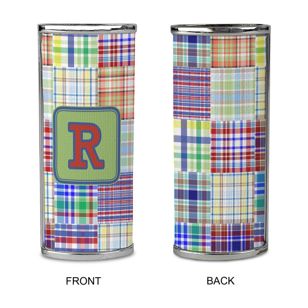 Blue Madras Plaid Print Lighter Case - APPROVAL