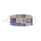Blue Madras Plaid Print Kid's Cloth Face Mask - XSmall