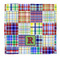 Blue Madras Plaid Print Microfiber Dish Rag (Personalized)