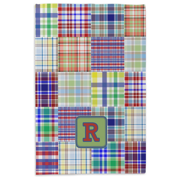 Blue Madras Plaid Print Microfiber Dish Towel - APPROVAL