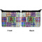 Blue Madras Plaid Print Neoprene Coin Purse - Front & Back (APPROVAL)