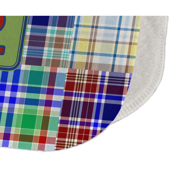 Blue Madras Plaid Print Old Burp Detail