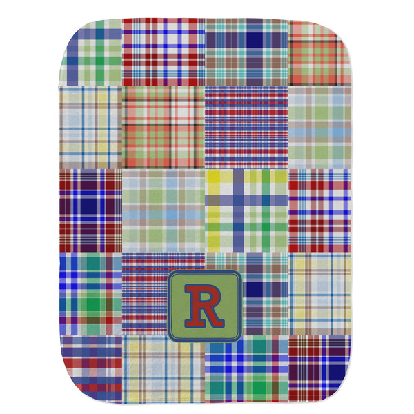 Blue Madras Plaid Print Old Burp Flat