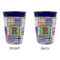 Blue Madras Plaid Print Party Cup Sleeves - without bottom - Approval