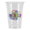 Blue Madras Plaid Print Party Cups - 16oz (Personalized)
