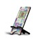 Blue Madras Plaid Print Cell Phone Stand (Personalized)