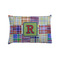 Blue Madras Plaid Print Pillow Case - Standard (Personalized)