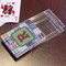 Blue Madras Plaid Print Playing Cards - In Package