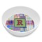 Blue Madras Plaid Print Melamine Bowl - 8 oz (Personalized)