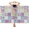 Blue Madras Plaid Print Sheer Sarong