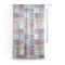 Blue Madras Plaid Print Sheer Curtain - 50"x84"