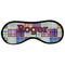 Blue Madras Plaid Print Sleeping Eye Masks - Large (Personalized)