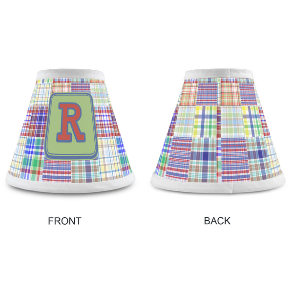 Blue Madras Plaid Print Small Chandelier Lamp - Approval