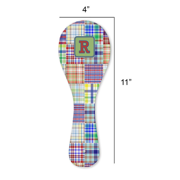 Blue Madras Plaid Print Spoon Rest Trivet - APPROVAL