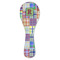 Blue Madras Plaid Print Ceramic Spoon Rest (Personalized)