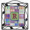 Blue Madras Plaid Print Square Trivet (Personalized)