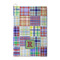 Blue Madras Plaid Print Waffle Weave Golf Towel (Personalized)