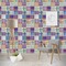 Blue Madras Plaid Print Wallpaper & Surface Covering (Water Activated - Removable)