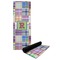 Blue Madras Plaid Print Yoga Mat (Personalized)
