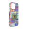 Blue Madras Plaid Print iPhone Case - Plastic - iPhone 13 (Personalized)