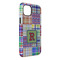 Blue Madras Plaid Print iPhone Case - Rubber Lined - iPhone 14 Pro Max (Personalized)