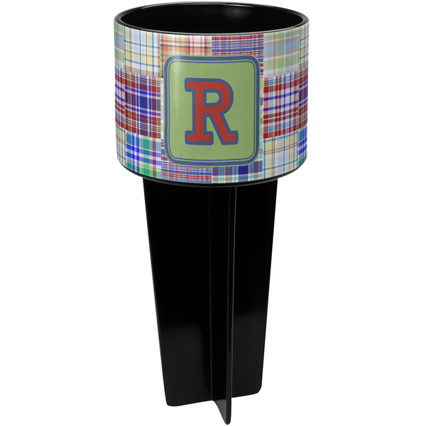 Blue Madras Plaid Print spiker_black_apvl