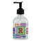 Blue Madras Plaid Print Glass Soap & Lotion Bottle - Single Bottle (Personalized)