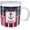 Nautical Anchors & Stripes Acrylic Kids Mug (Personalized)