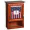 Nautical Anchors & Stripes Wooden Cabinet Decal (Medium)